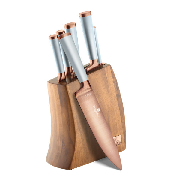 Set nožíkov s dreveným stojanom Berlingerhaus, 7ks, Moonligt Collection BH/2646
