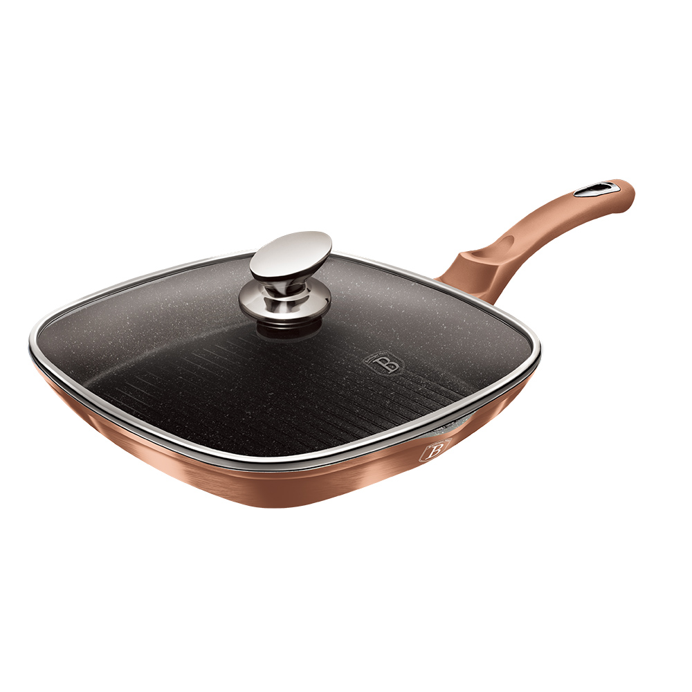 Grill panvica s pokrievkou 28 cm, Rose Gold Collection BH/1610N